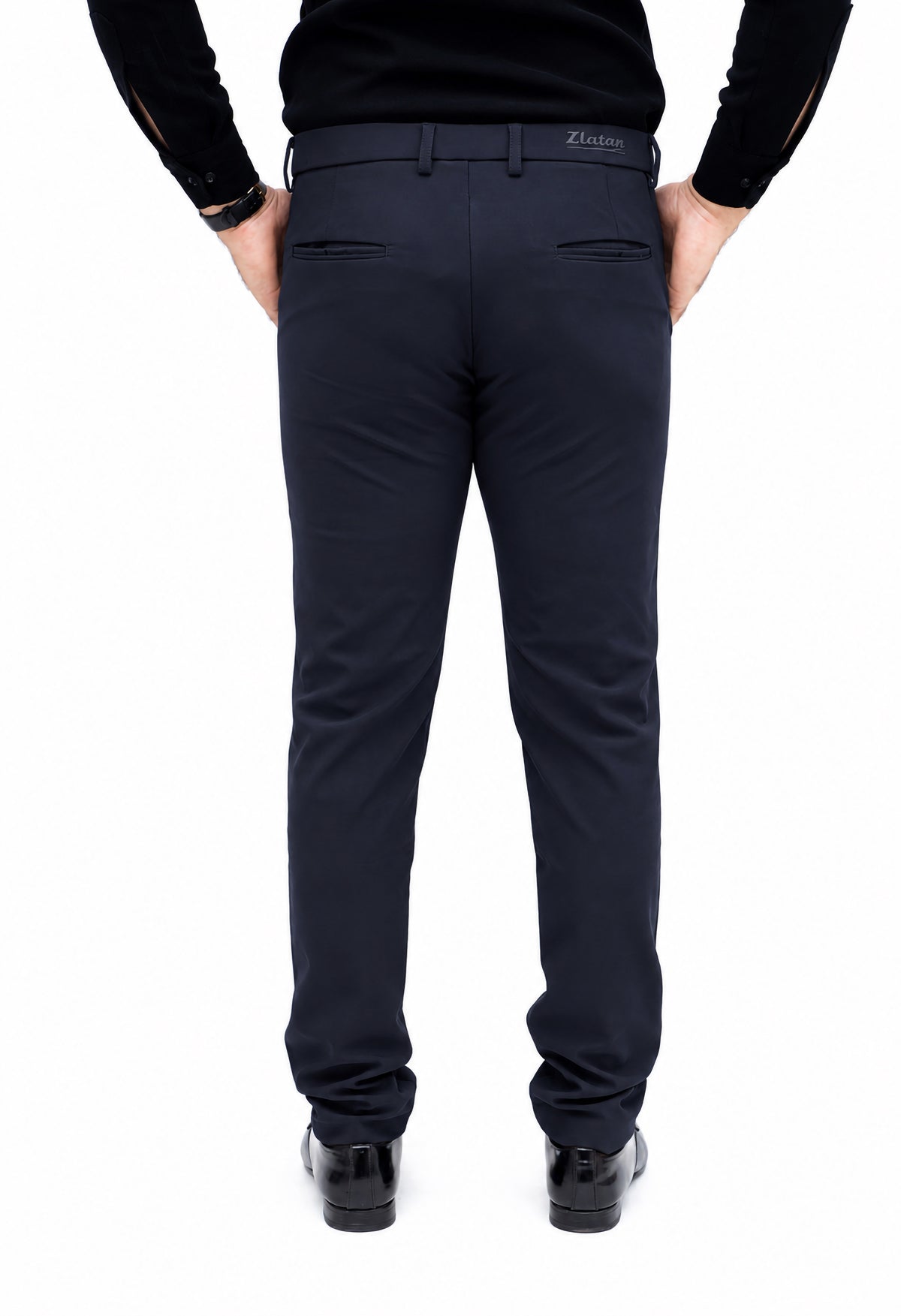 Men's Slim Fit Formal Trouser (Navy Blue)