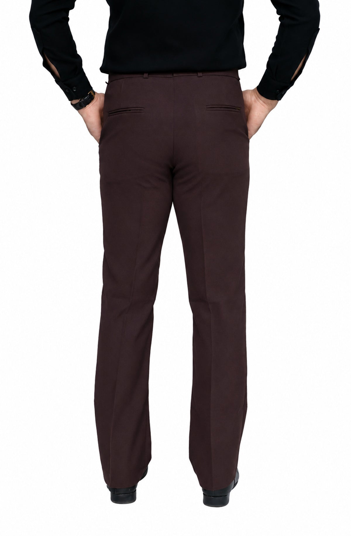 Men's Bootcut Formal Trouser (Dark Chocolate)