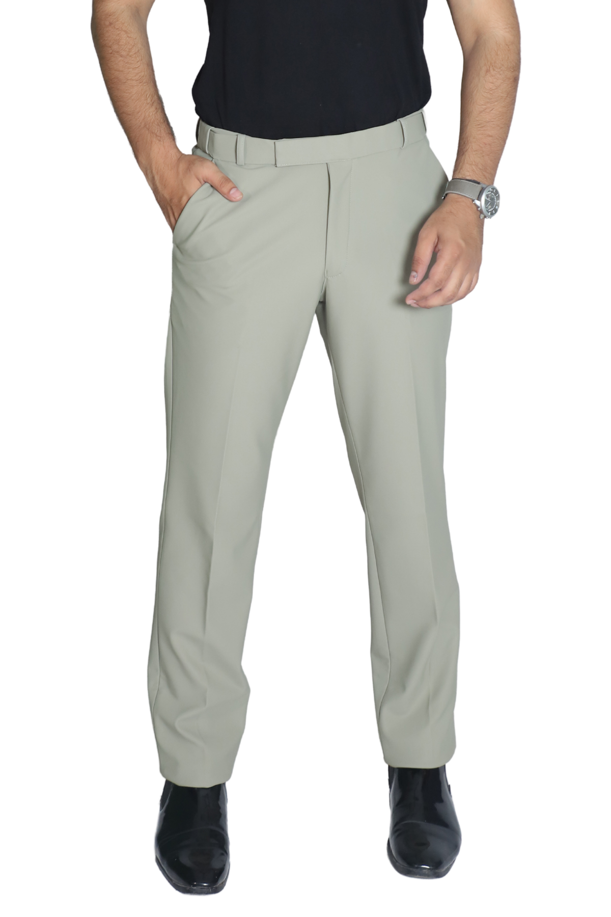 FORMAL TROUSER-DARK OLIVE GREEN