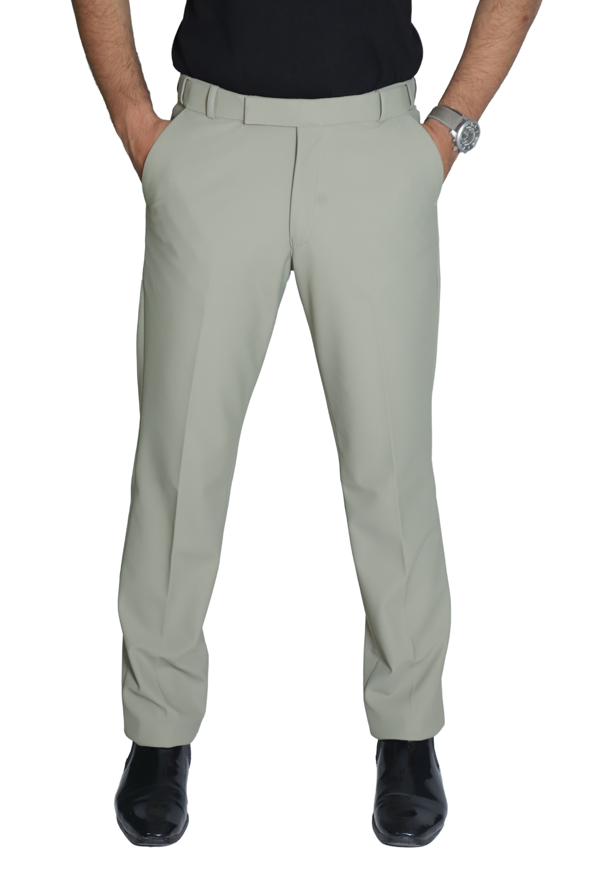 FORMAL TROUSER-DARK OLIVE GREEN