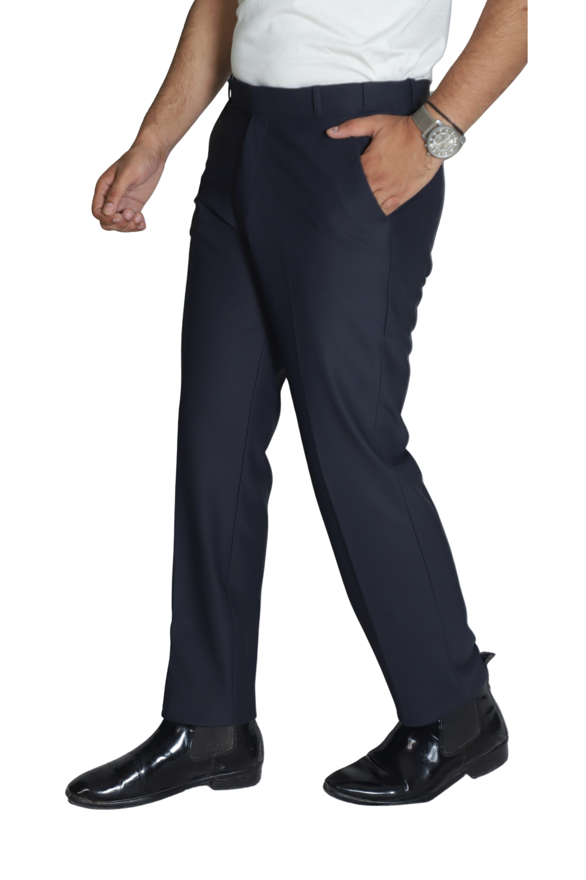 FORMAL TROUSER- SLATE BLUE
