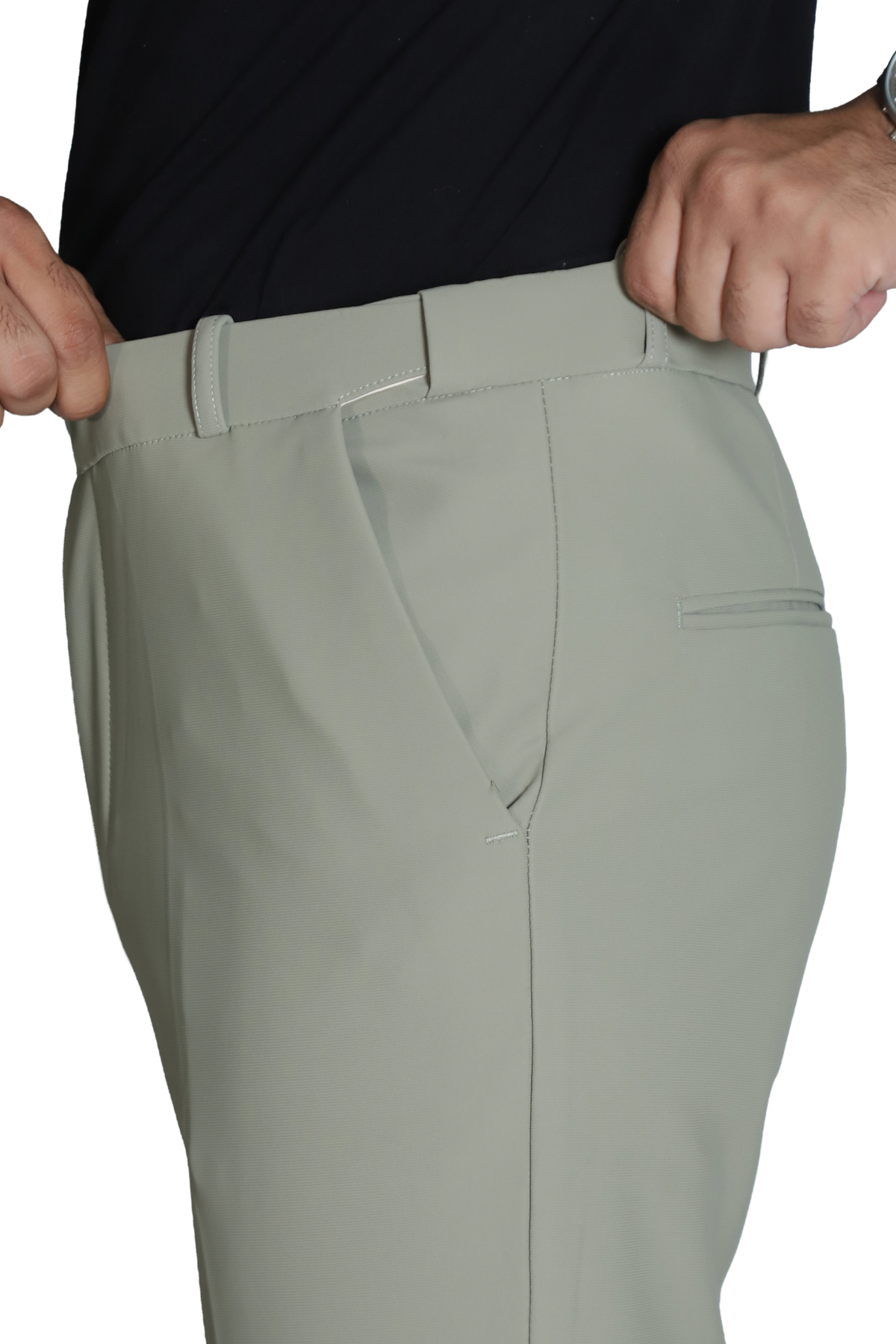 FORMAL TROUSER-DARK OLIVE GREEN