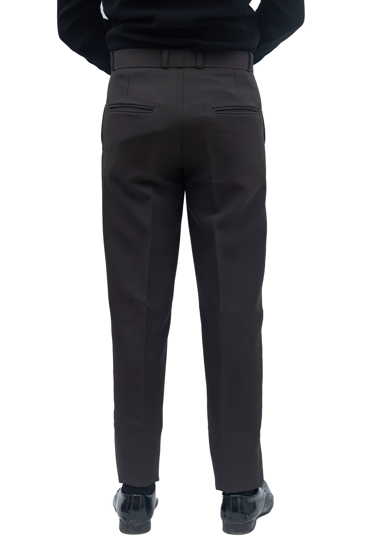 Men's Formal Trouser – Polyester Spandex/Lycra Fabric | Classic Formal Fit Pant (Coffee Brown)