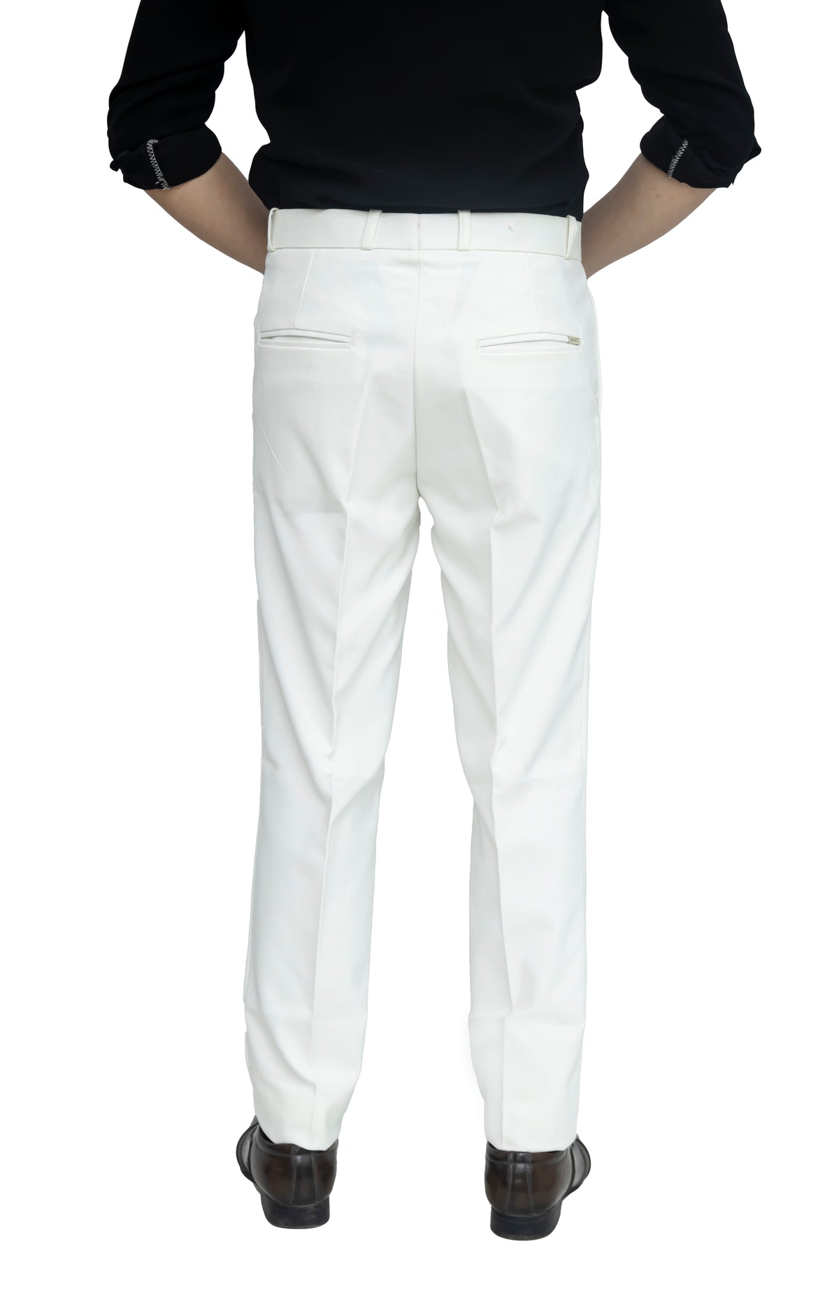 Men's Formal Trouser – Pure Cotton Fabric | Classic Formal Fit Pant (White)