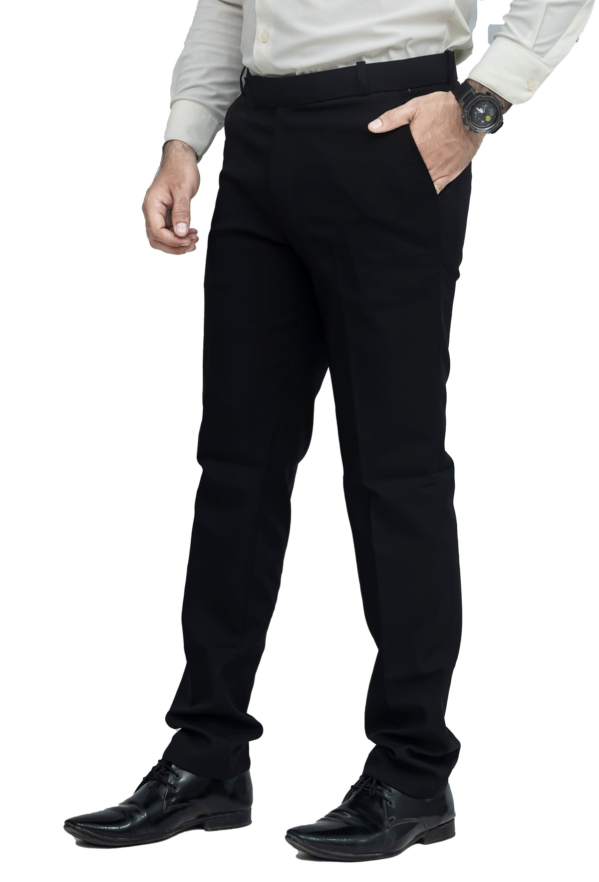 Men's Formal Trouser – Pure Cotton Fabric | Classic Formal Fit Pant (Midnight Blue)