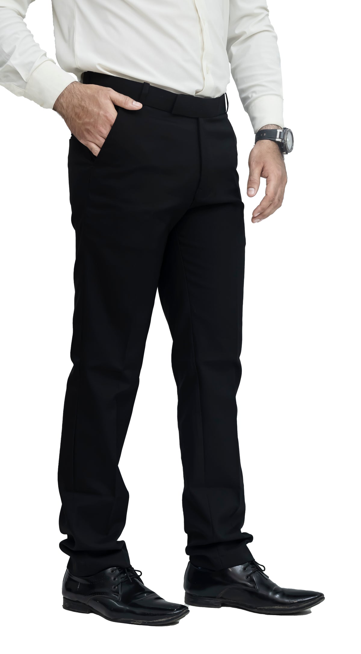 Men's Formal Trouser – Pure Cotton Fabric | Classic Formal Fit Pant (Midnight Blue)