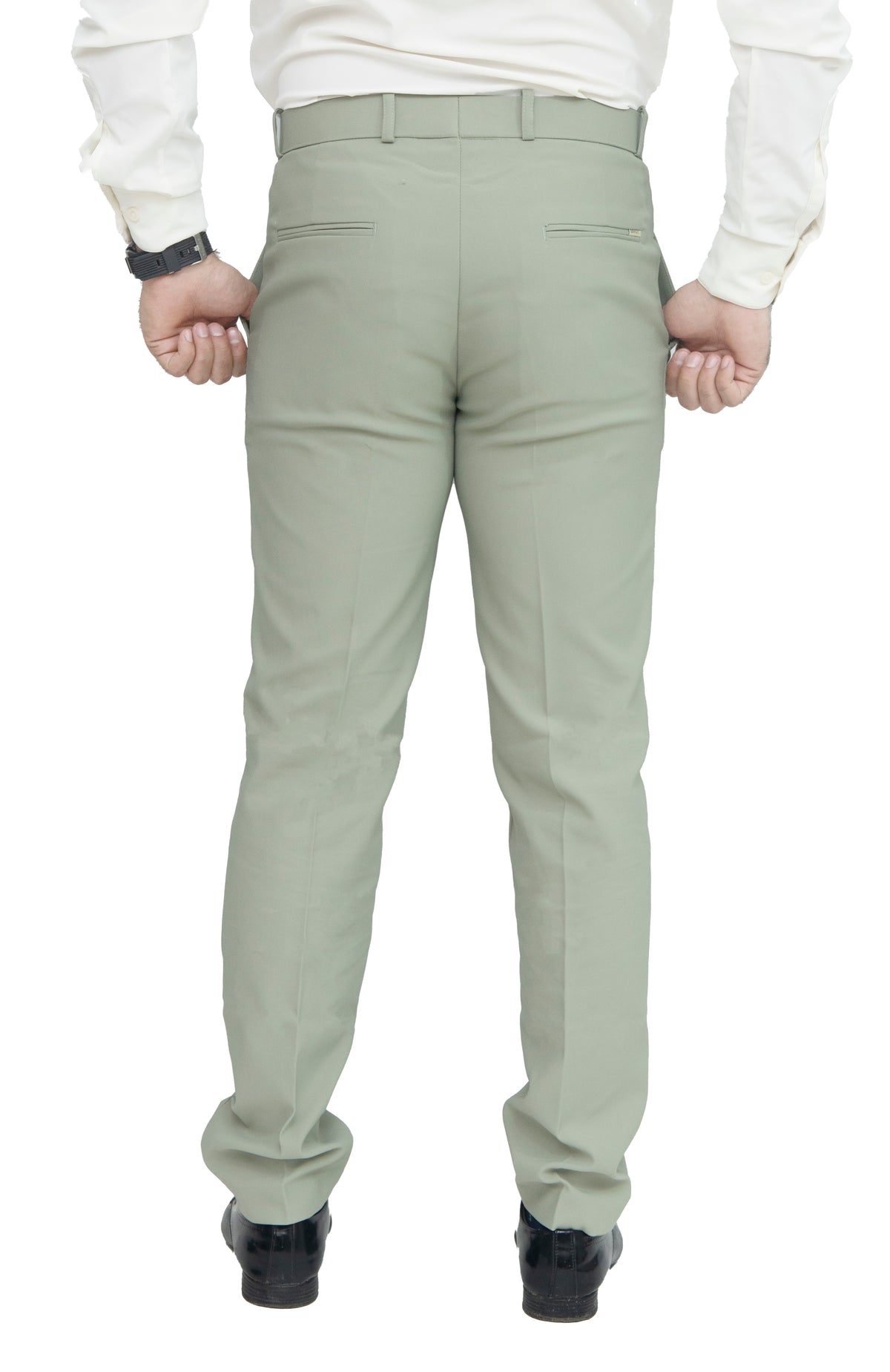Men's Formal Trouser – Pure Cotton Fabric | Classic Formal Fit Pant (Sage Green)