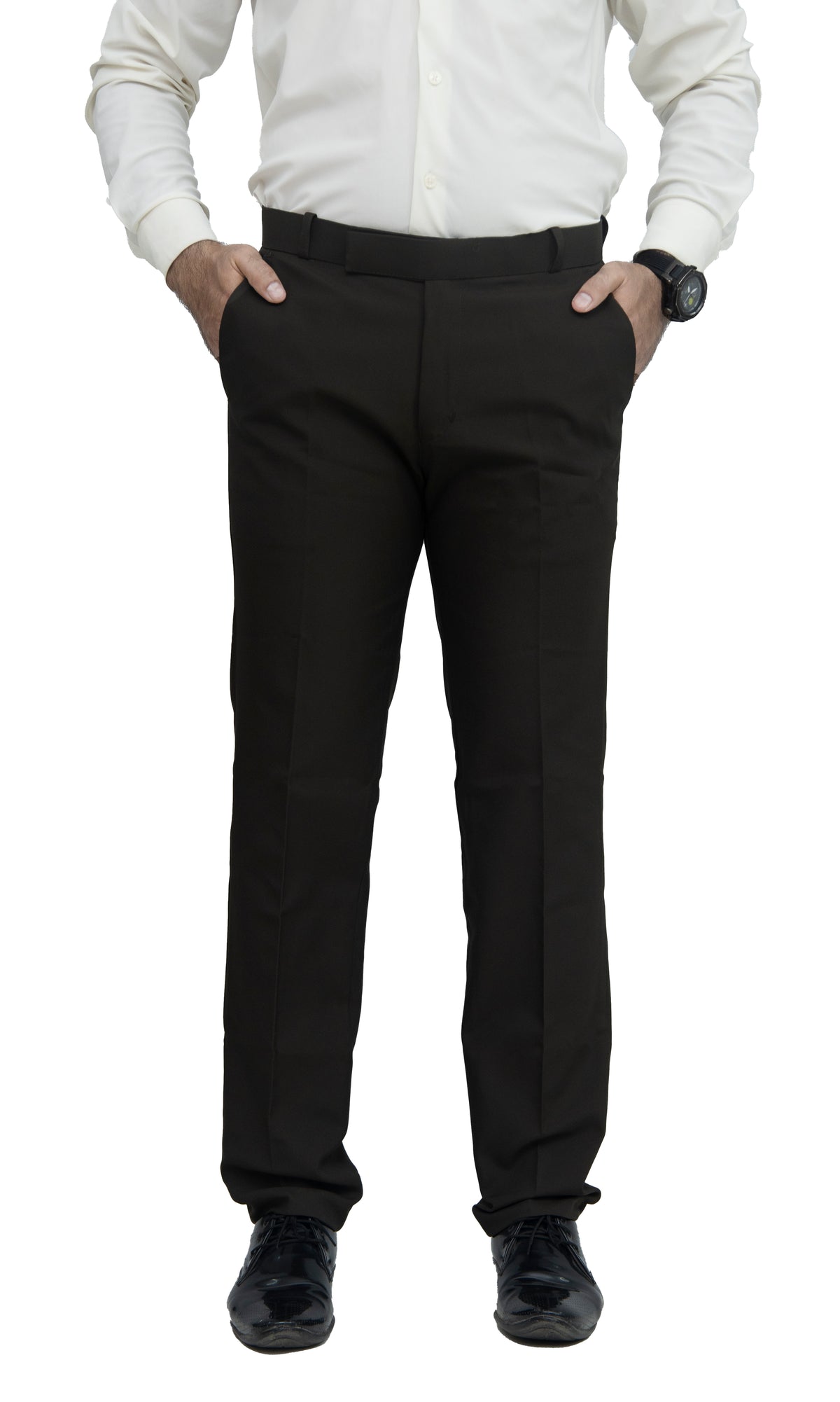 Men's Formal Trouser – Pure Cotton Fabric | Classic Formal Fit Pant (Black)