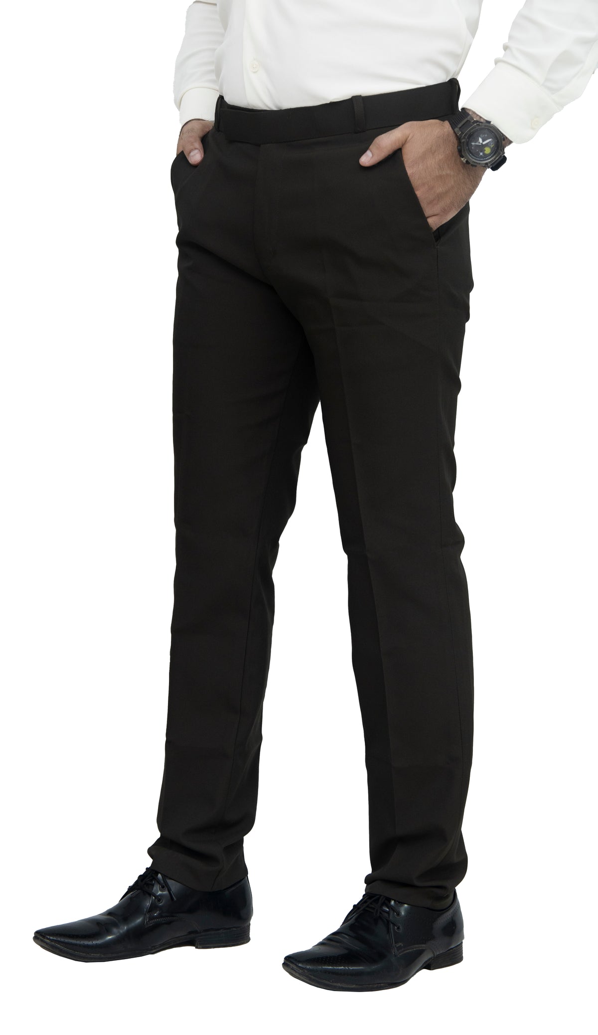 Men's Formal Trouser – Pure Cotton Fabric | Classic Formal Fit Pant (Black)