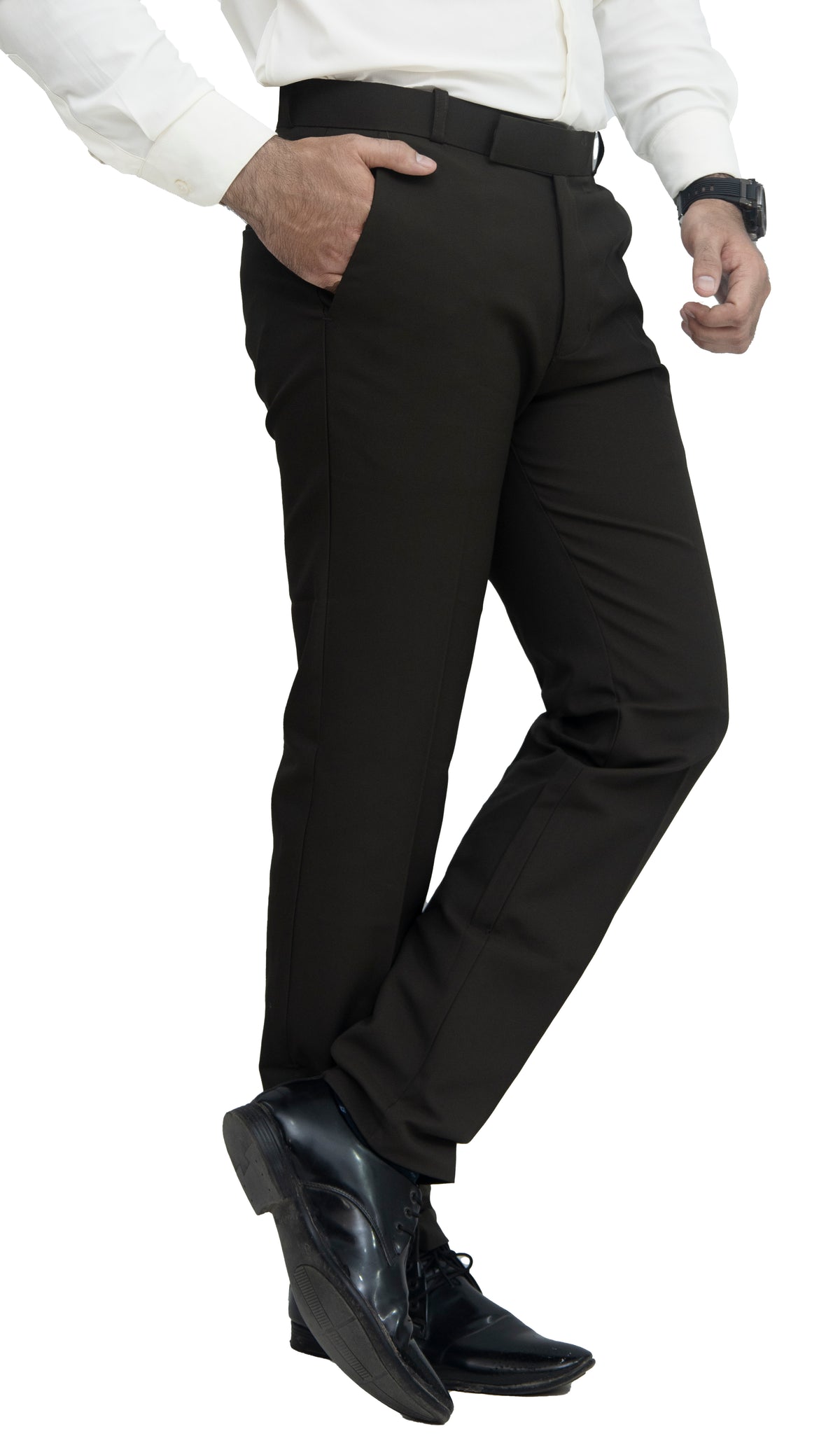 Men's Formal Trouser – Pure Cotton Fabric | Classic Formal Fit Pant (Black)
