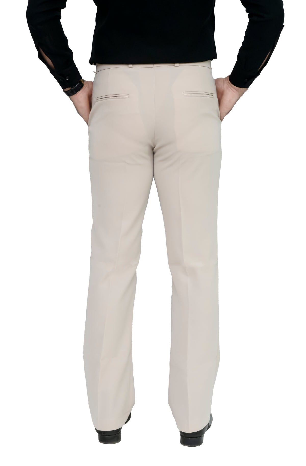 Men's Bootcut Formal Trouser – Imported Taiwan Fabric | 4 Pocket Premium Pant (Beige)