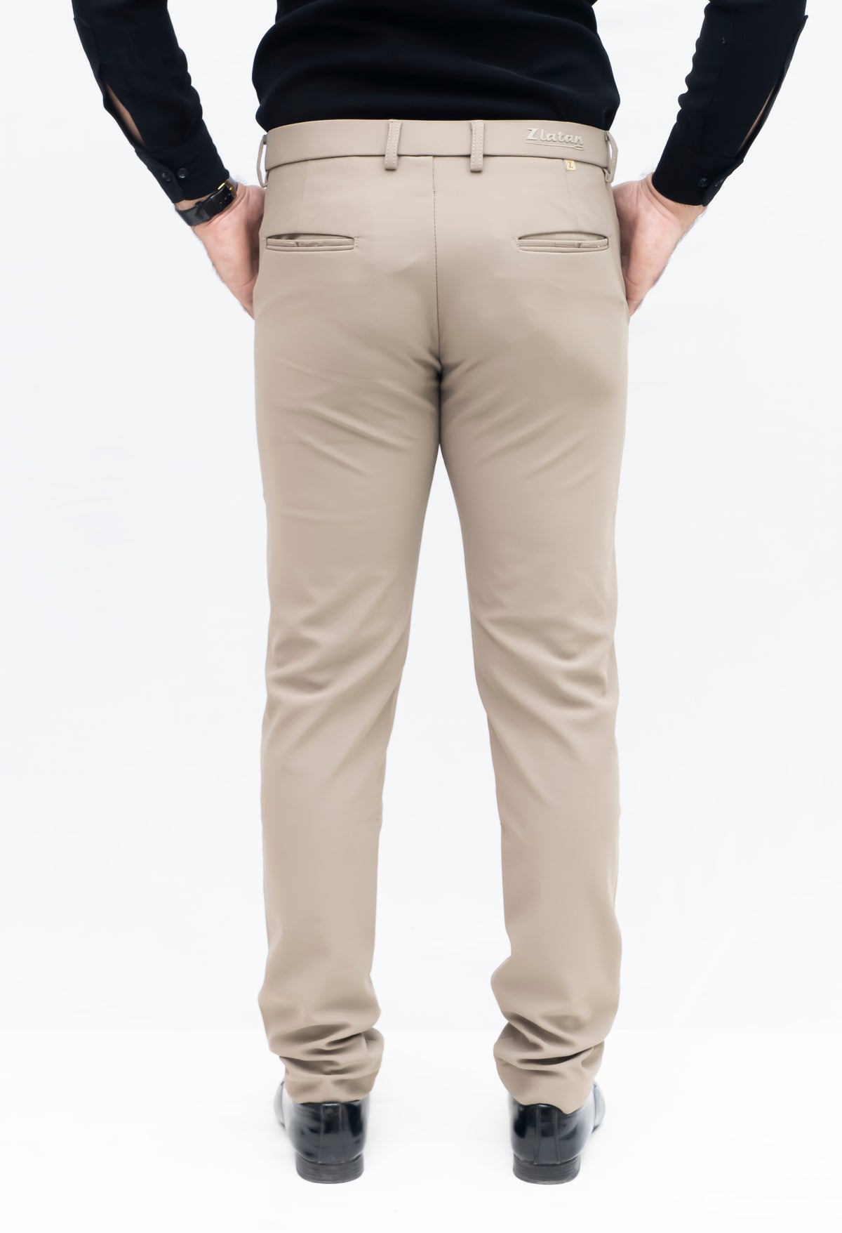 Men's Slim Fit Formal Trouser (Beige)