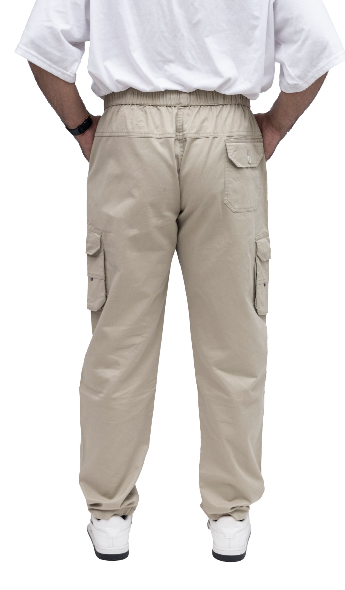 Men's Cargo Pant – Pure Cotton Fabric | Relaxed Cargo Fit Pant (Sand Beige)