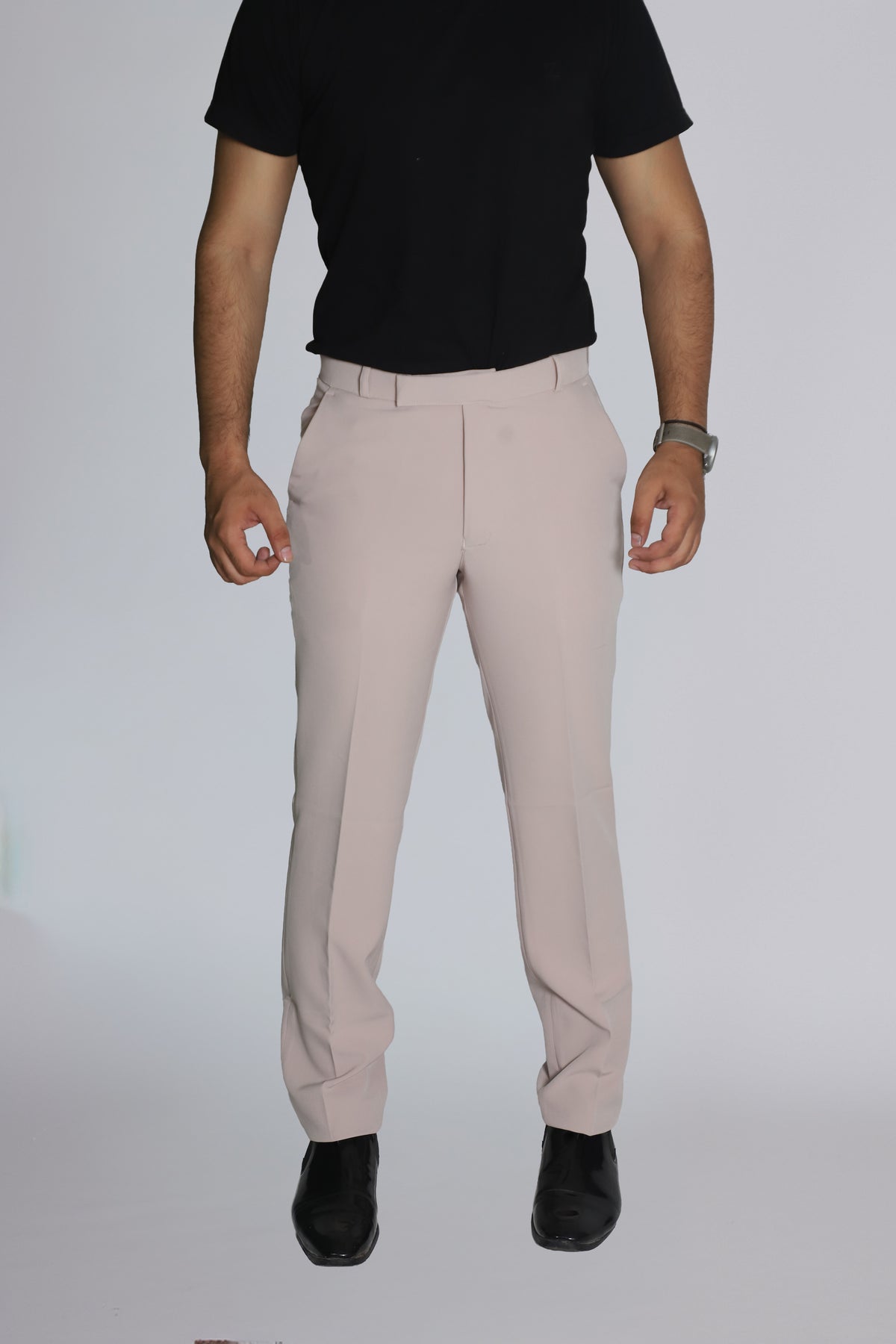 Men's Formal Trouser – Italian Lachka Fabric | Regular Fit (Slate Grey)