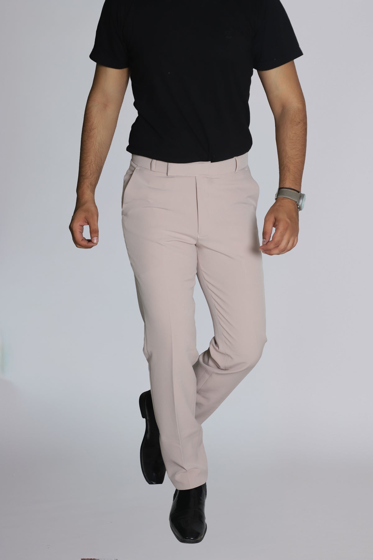Men's Formal Trouser – Italian Lachka Fabric | Regular Fit (Slate Grey)