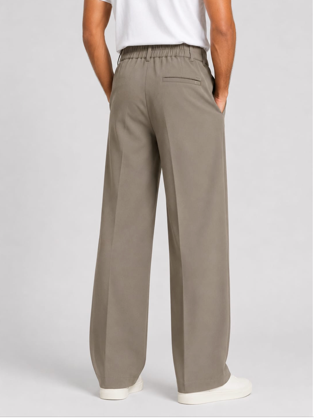 KOREAN WIDE LEG PANTS-WARM STONE